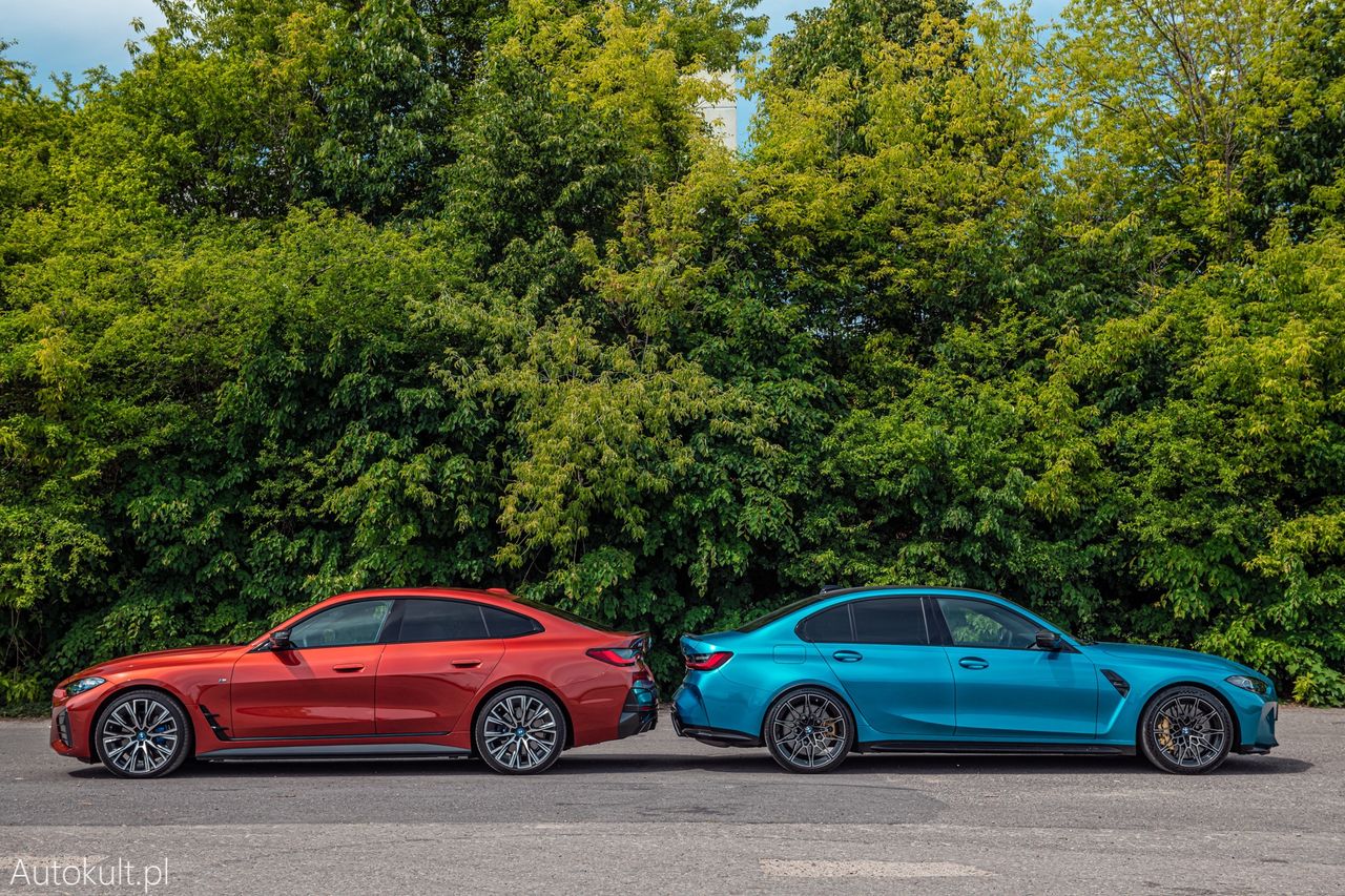 Porównanie: BMW M3 xDrive vs BMW i4 M50 