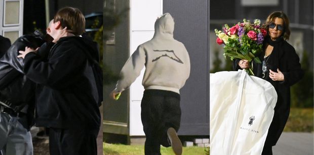 Kulisy ćwierćfinału "Tańca z Gwiazdami": zakapturzony Bagi ucieka przed paparazzi, a Jasper całuje... chłopaka innej influencerki (ZDJĘCIA)