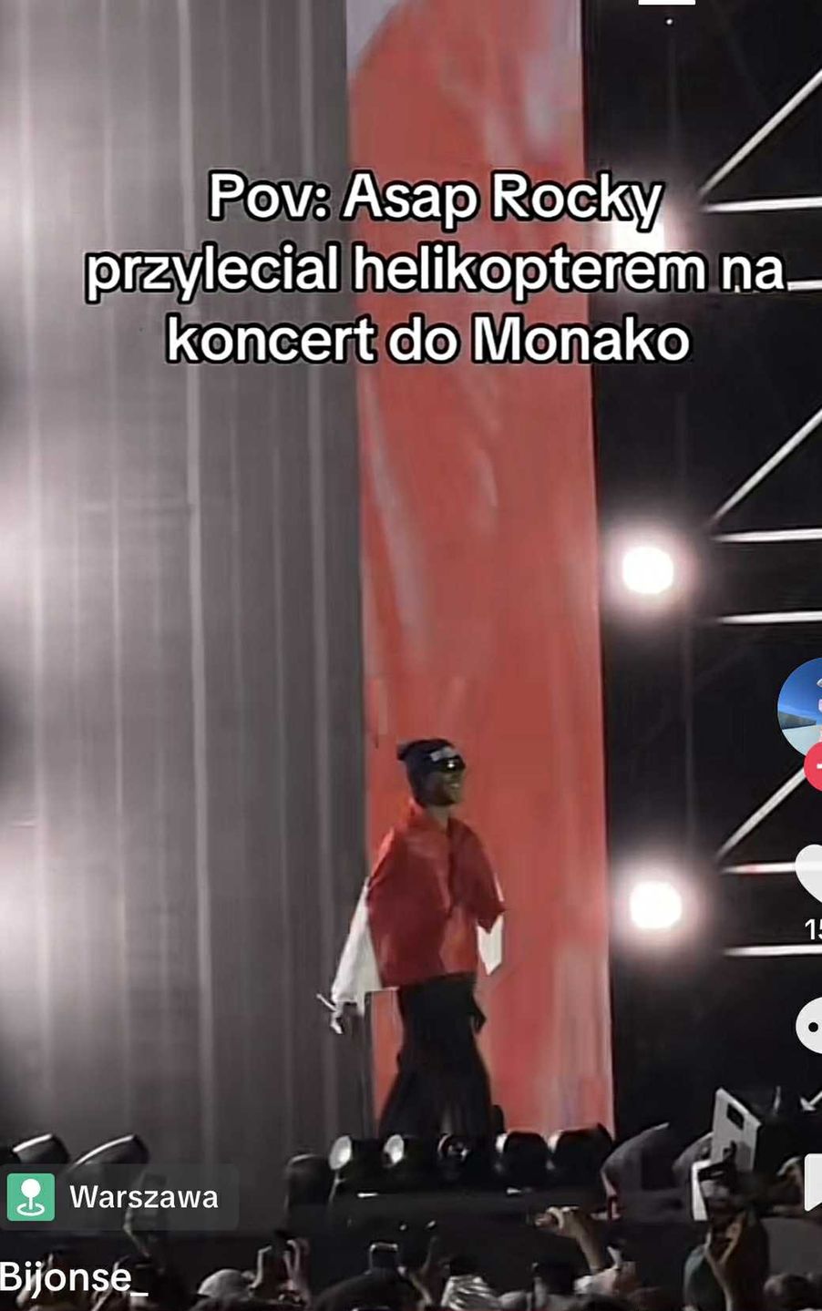 ASAP Rocky zaliczył WTOPĘ na koncercie w Warszawie