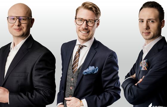 Krzysztof Kępa, Piotr Górski i Szymon Dziewięcki w SEC Newgate CEE