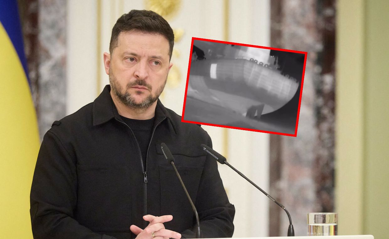 Zełenski ujawnia atak na tajną flotę Rosji