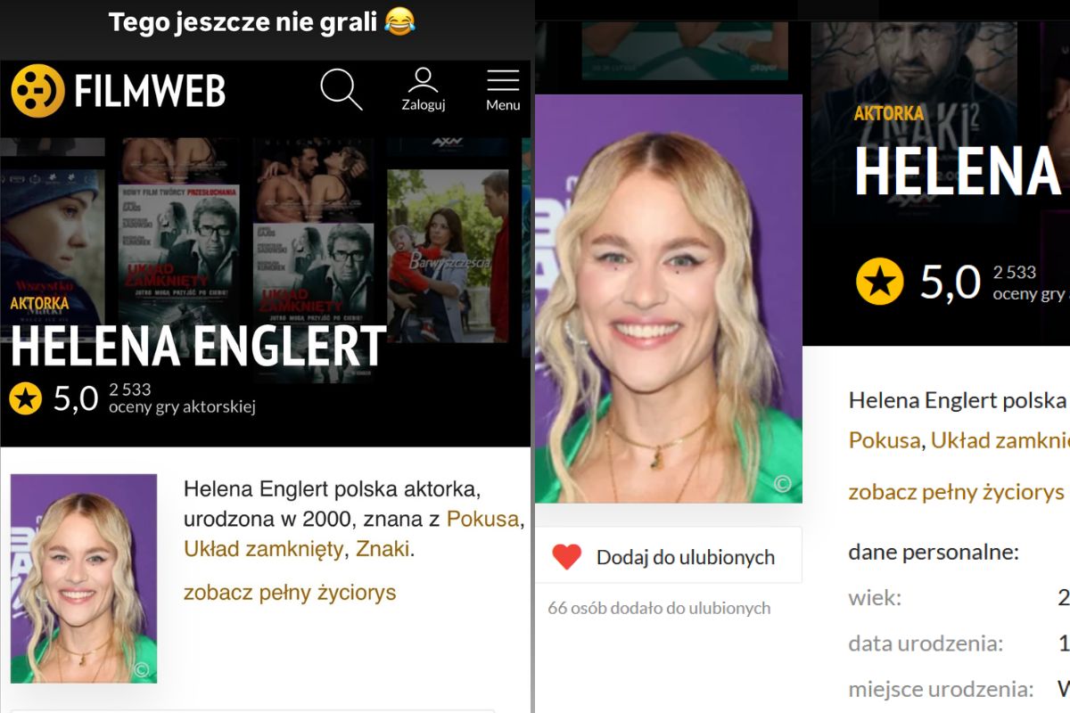 Anna Senkara zareagowała na wpadkę ze zdjęciem Heleny Englert