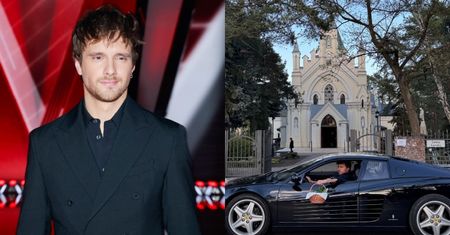 Maciej Musiał zajechał pod kościół swoim ferrari za MILION złotych: "Dzień święty święcić"