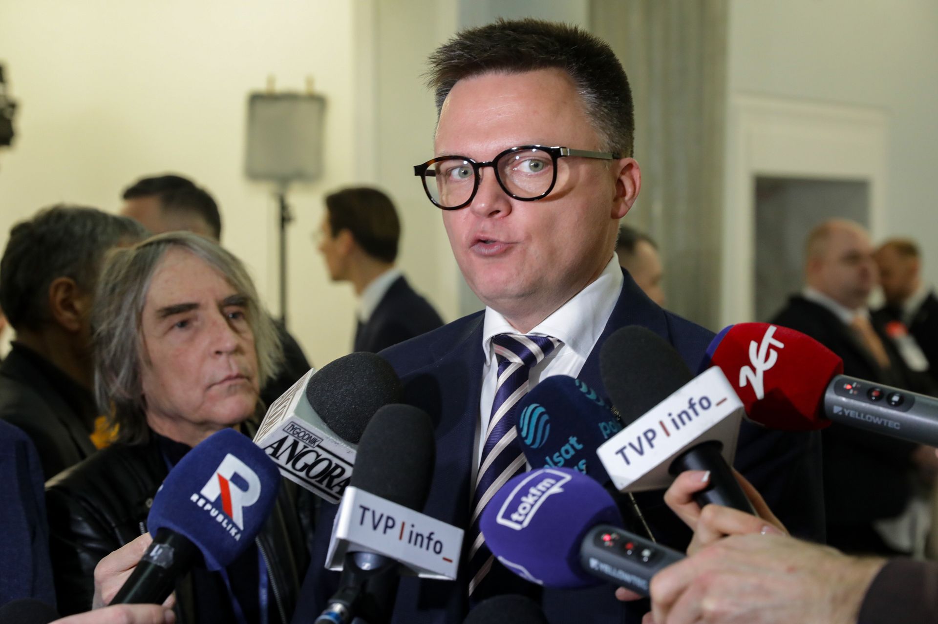 Hołownia: Weto wobec SAFE to najgorszy błąd prezydentury