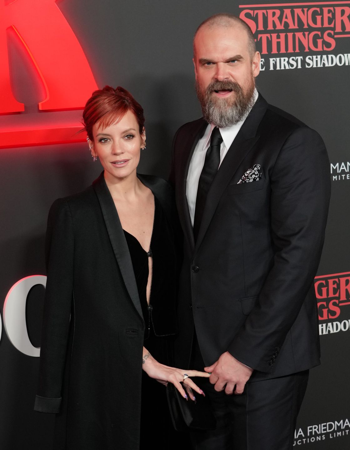 Lily Allen i David Harbour, 2023 r.