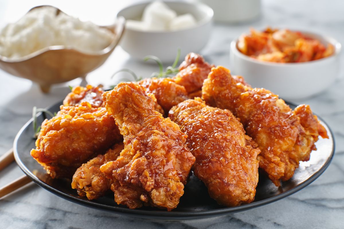 Crispy wings like from KFC.