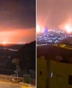Izraelska rafineria w ogniu. Moment ataku Iranu na port w Hajfie
