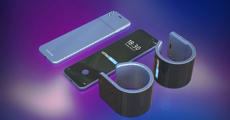 Nadchodzi zwijany smartfon-bransoletka. Samsung patentuje konstrukcję