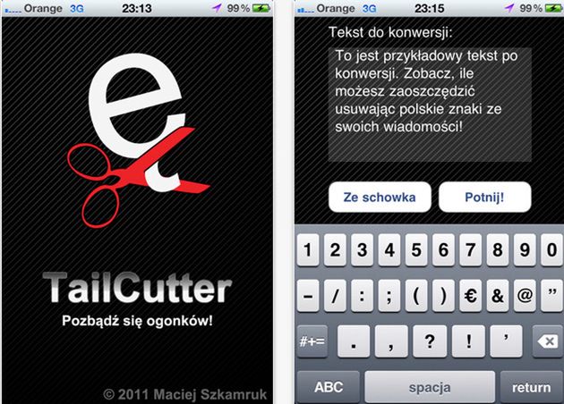 Tail Cutter – obetnij ogonki w SMS-ach [KONKURS]