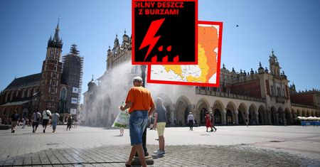 Silny deszcz i burze. Prawie cała Polska w alertach