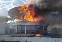 Pożar restauracji w Pucku. Na miejscu 13 zastępów straży