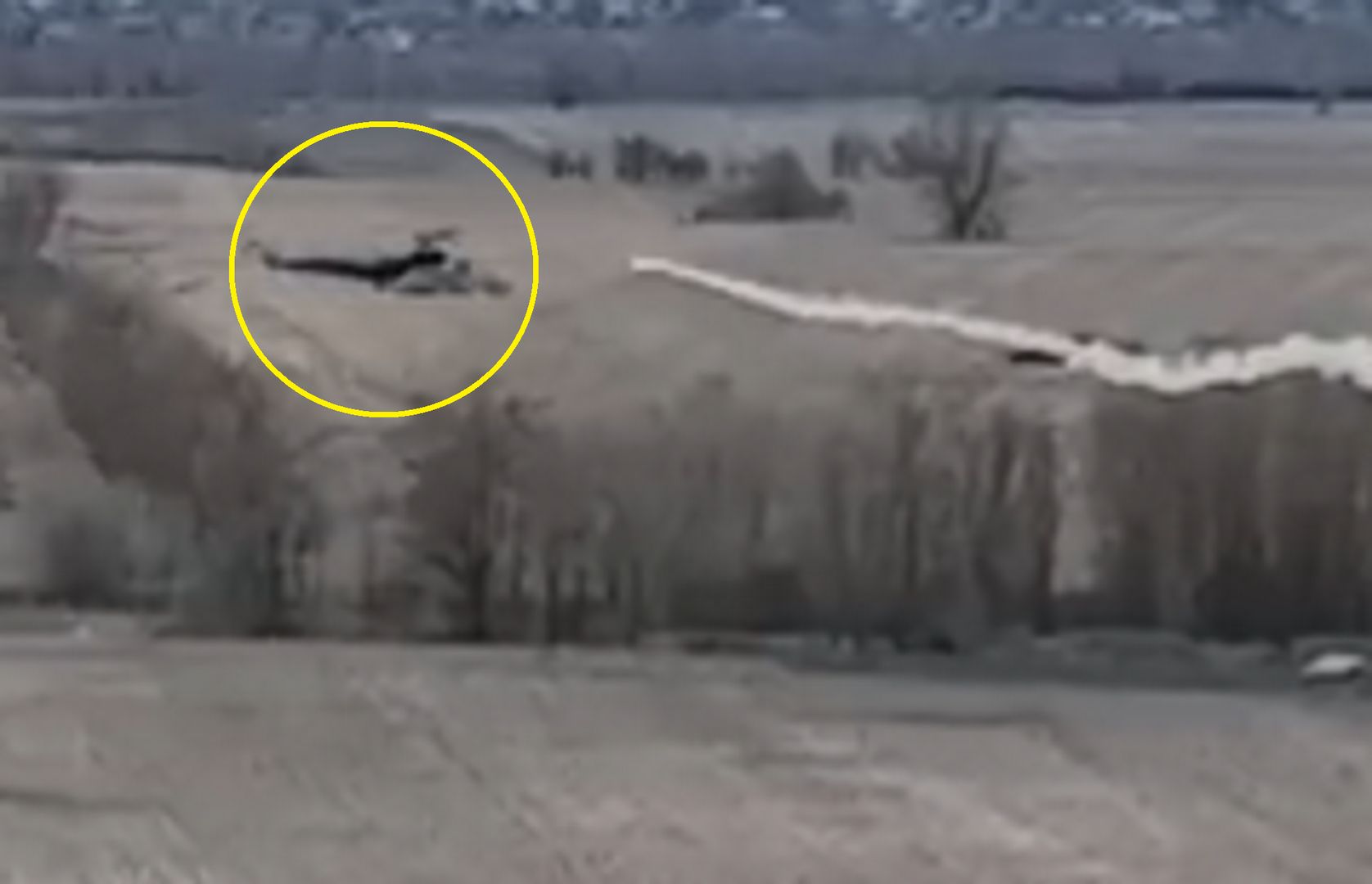 Ukraińska armia pokazała siłę. Pocisk "zdjął" z nieba rosyjski helikopter