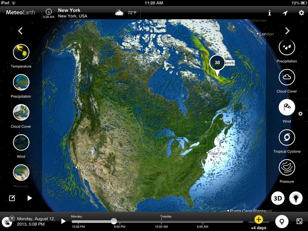 MeteoEarth na iPady oraz iPhony za darmo przez jeden dzień! 4