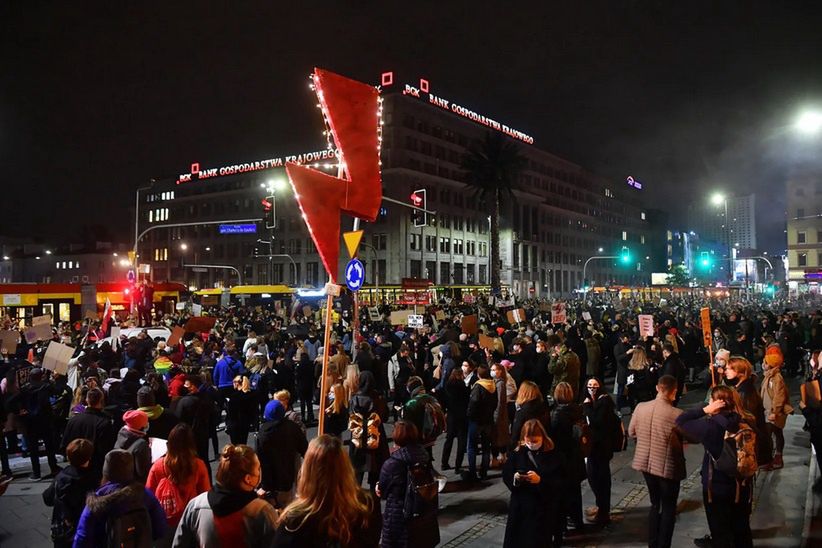 Strajk Kobiet. Protesty odbyły się w poniedziałek w całej Polsce