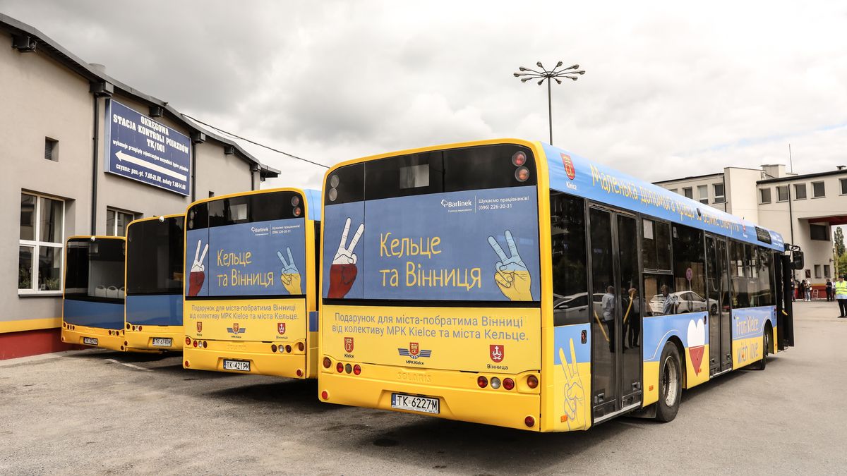 W 2022 r. Kielce przekazały autobusy Winnicy oraz Równem w Ukrai