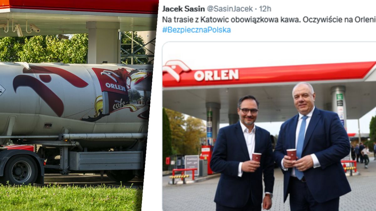 Jacek Sasin broni Orlenu i zapewnia, że paliwa nie zabraknie
