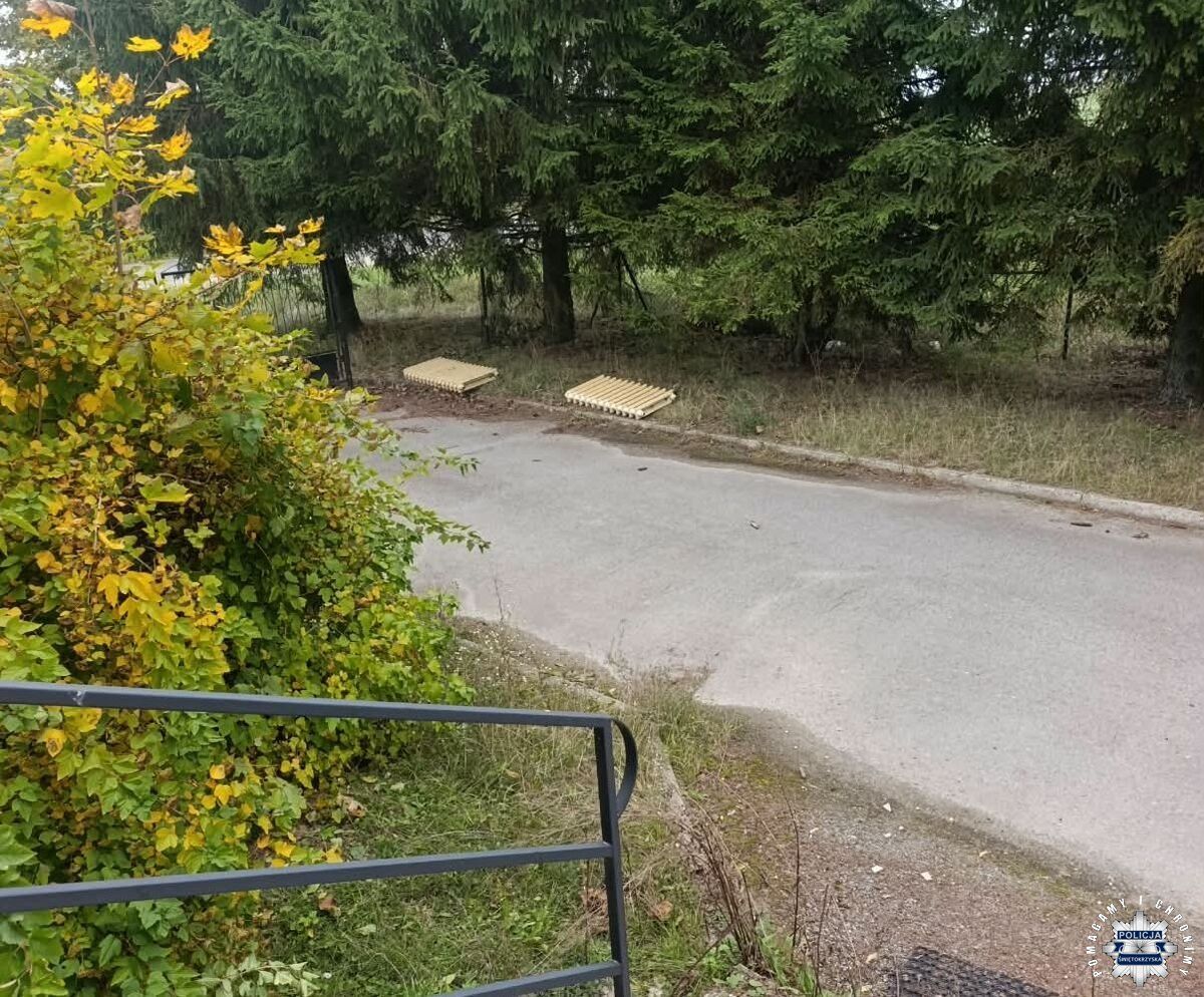 Z dawnej szkoły znikały grzejniki. Policjanci zatrzymali dwóch mężczyzn w Kobylanach