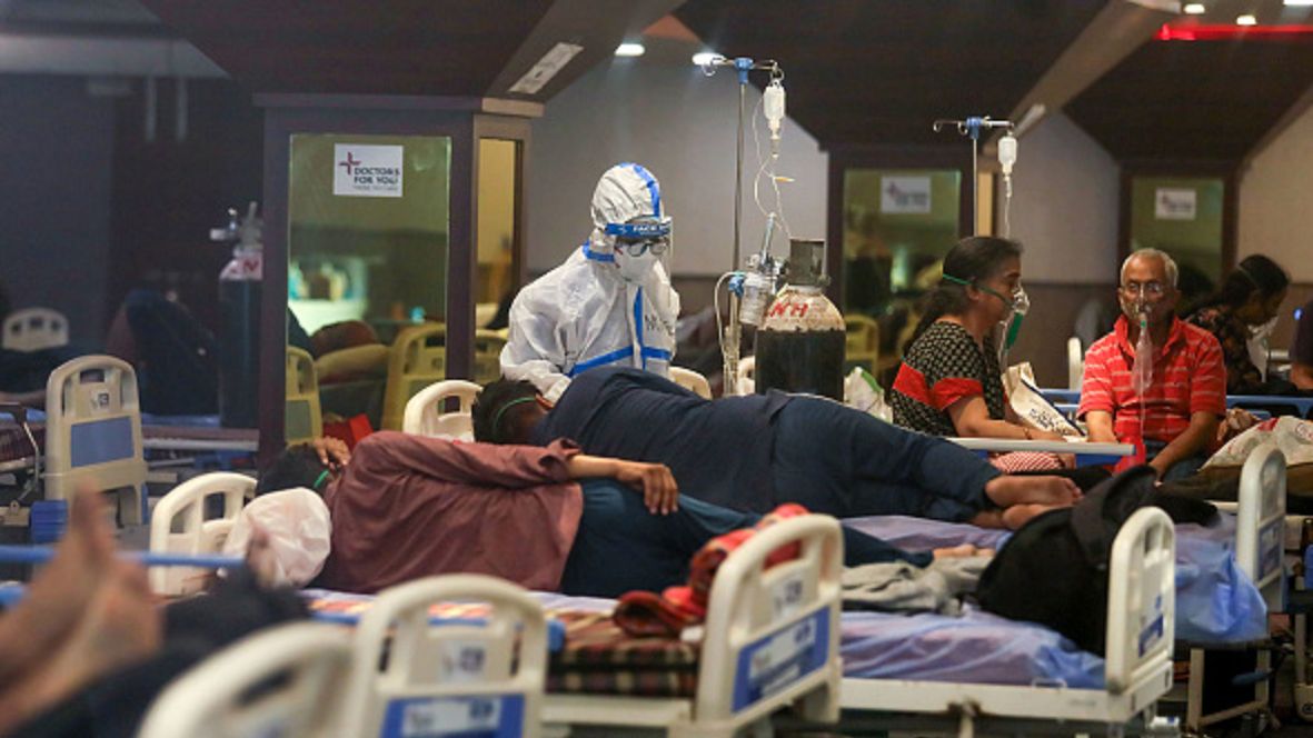 Wszystkie szpitale w Indiach są przepełnione.