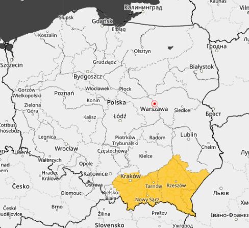 Ostrzeżenia przed opadami śniegu i oblodzeniami