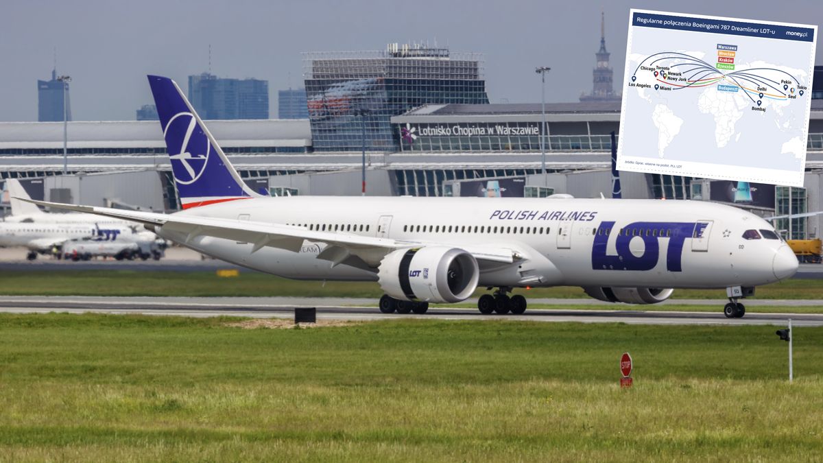 Dalekie trasy LOT obsługuje Boeingami 787 Dreamliner