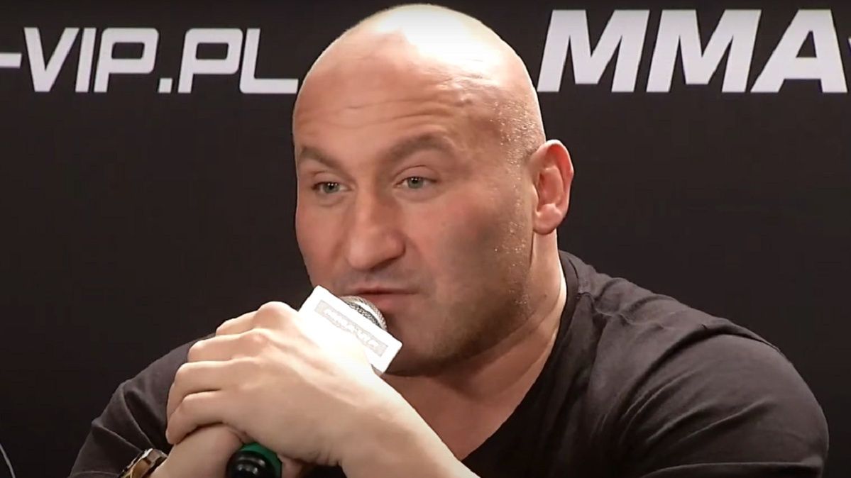 Marcin Najman na konferencji przed galą MMA-VIP