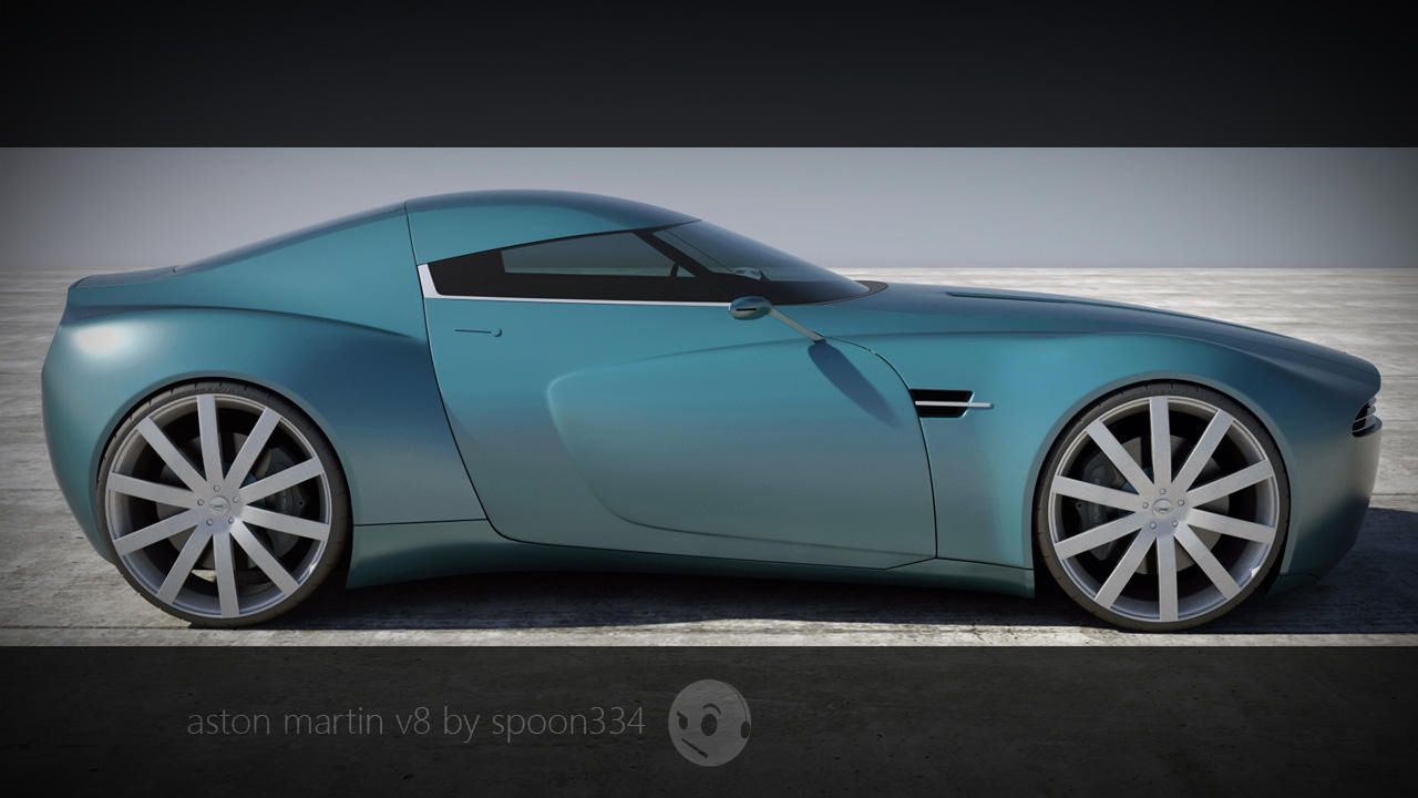 Aston Martin V8 Vantage concept - niezależny projekt Narcisa Maresa