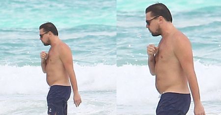 Leonardo DiCaprio bez koszulki na plaży w Meksyku (ZDJĘCIA)