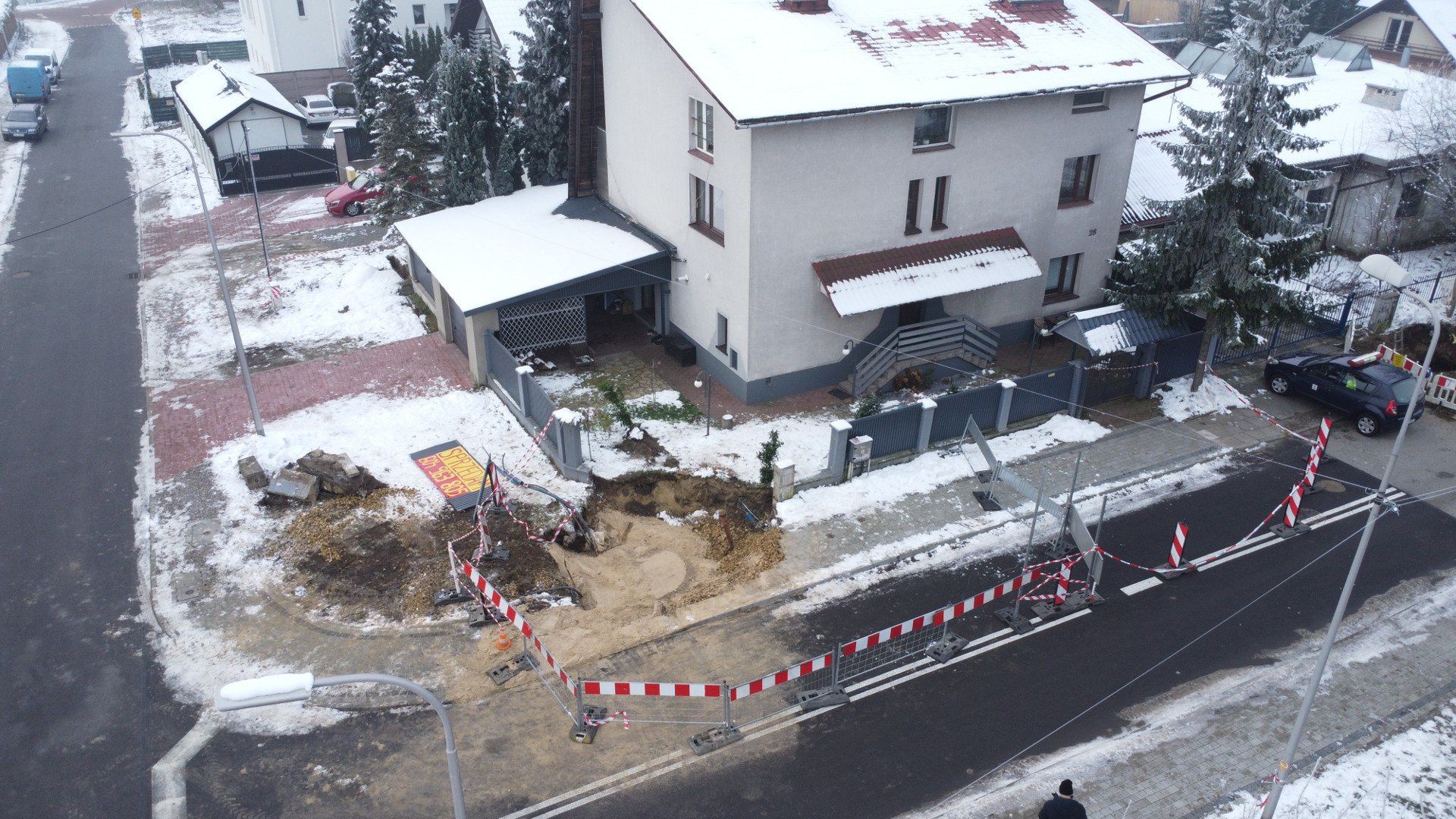 Zapadlisko w Olkuszu - 29.11.2025r.