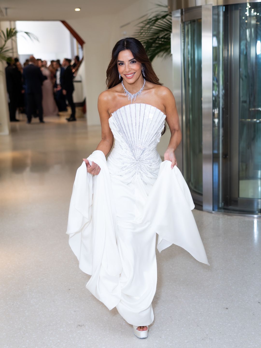 CANNES, FRANCE - MAY 22: Eva Longoria is seen at the Hotel Martinez during the 79th annual Cannes Film Festival on May 22, 2026 in Cannes, France. (Photo by Arnold Jerocki/GC Images)