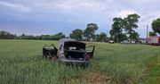Dęblin: Dachował Audi i ukrywał się przed policjantami