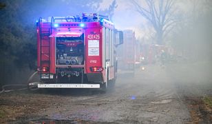 Pożar domu jednorodzinnego. Pięć osób, w tym dzieci, w szpitalu
