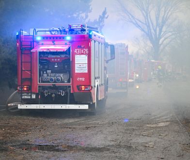 Pożar domu jednorodzinnego. Pięć osób, w tym dzieci, w szpitalu