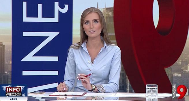 Ewa Bugała prowadzącą „Minęła 8” i „Minęła 9” w TVP Info