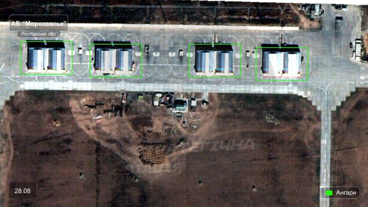 Rosjanie chowają swoje samoloty w hangarach