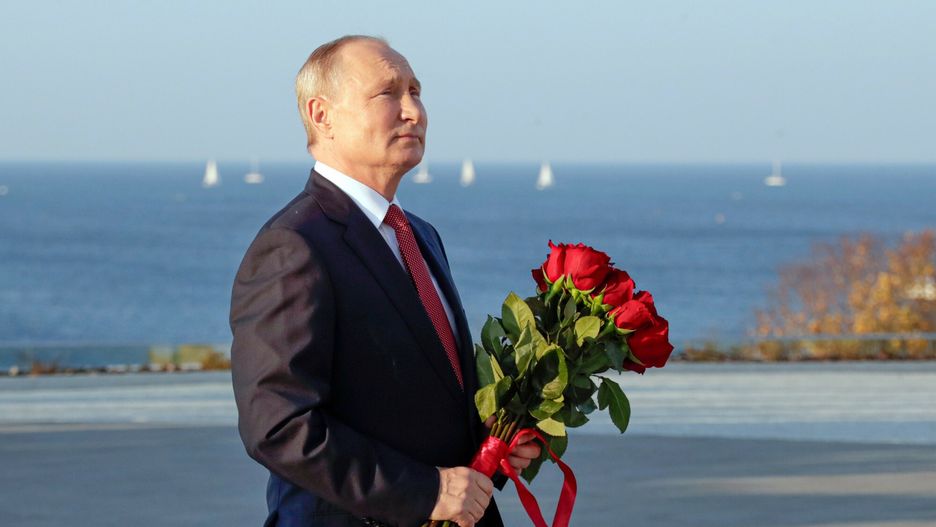 Temporary
Russian President Vladimir Putin delivers attends a flower-laying ceremony at the memorial complex dedicated to the end of the Russian Civil War during marking Unity Day in Sevastopol, Crimea, Thursday, Nov. 4, 2021. (AP Photo/Mikhail Metzel)
AP