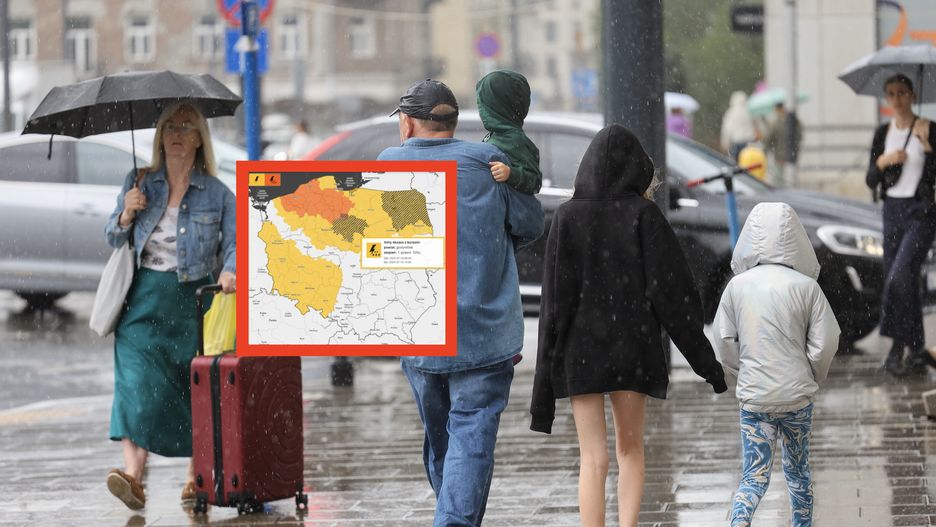 IMGW ostrzega przed nadciągającymi nad Polskę burzami i nawałnic