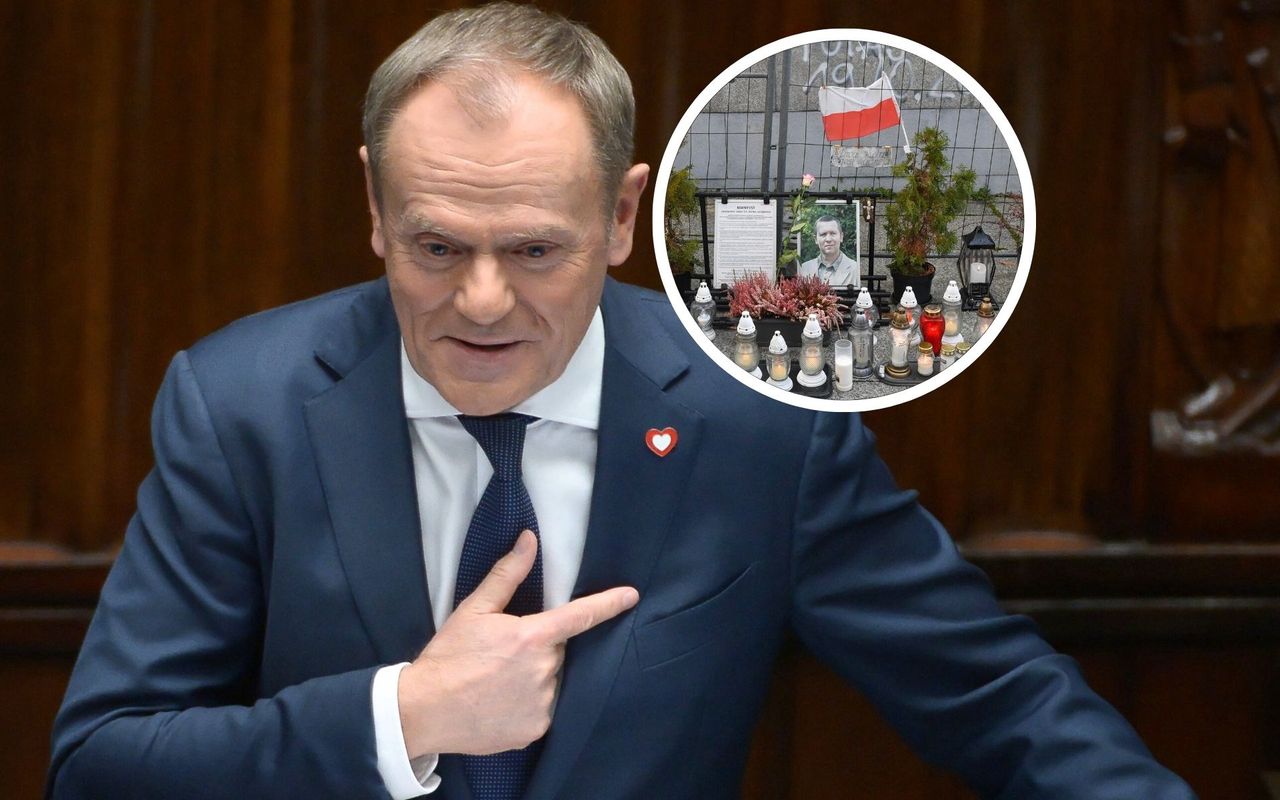 Donald Tusk cytował list pożegnalny mężczyzny, który dokonał samospalenia