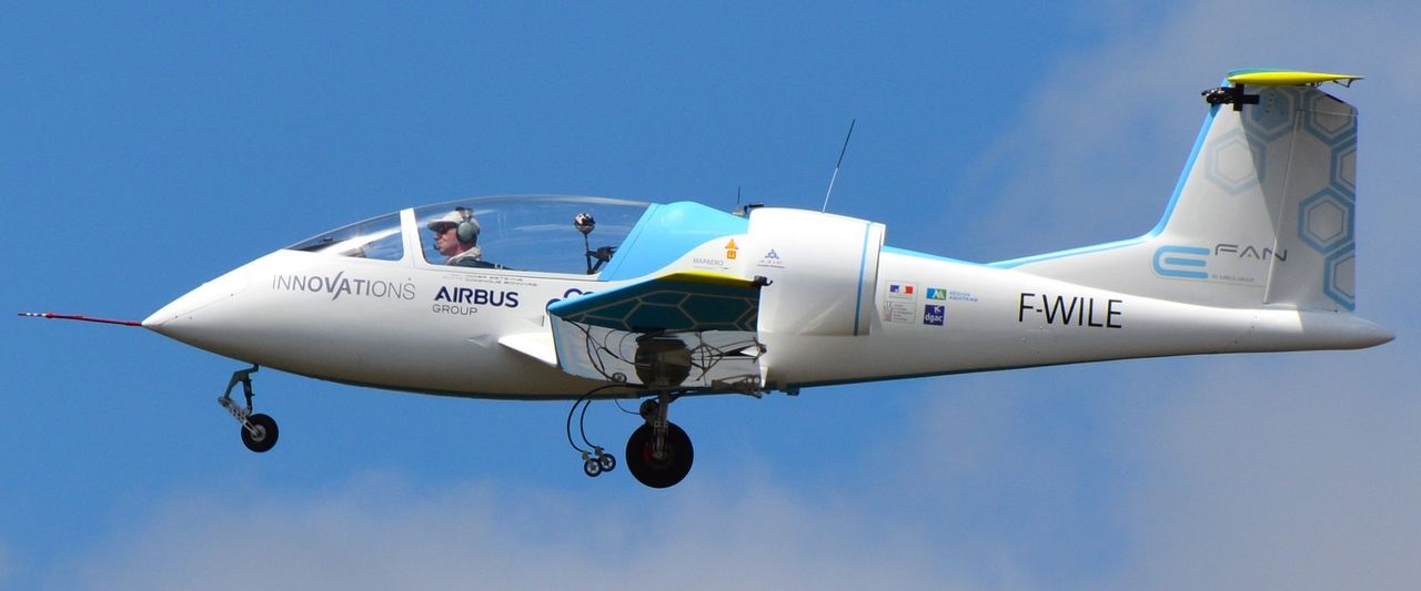 Samolot elektryczny Airbus E-Fan