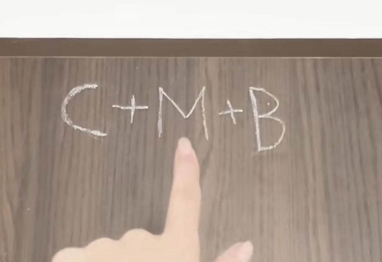 Co oznacza zapis "C+M+B" na drzwiach?