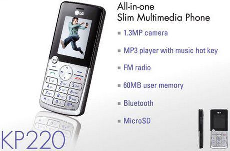 LG KT220 i LG KT320 2