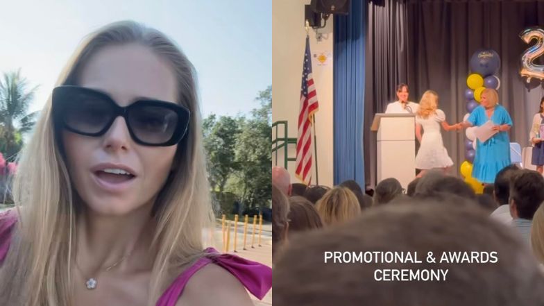 Agata Rubik relacjonuje zakończenie roku szkolnego córki