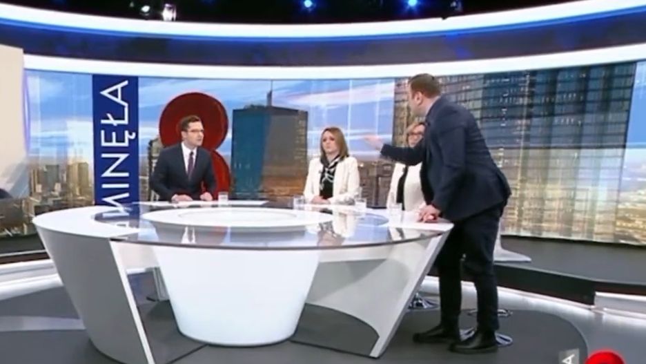 Awantura w "Minęła 8" w TVP Info