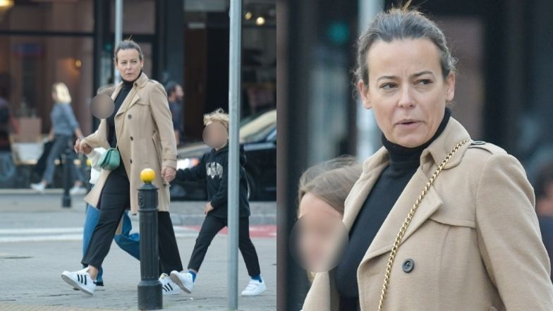 Anna Mucha i Jakub Wons prezentują rodzinną sielankę podczas wypadu do kawiarni