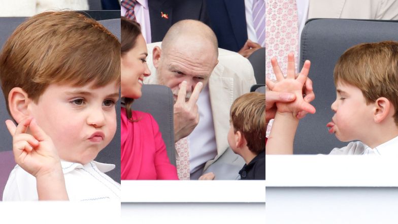 Mike Tindall tłumaczy rozbrykanego księcia Louisa