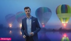 Radosław Kotarski o balonach w kampanii Konta 360° w Banku Millennium (wideo)