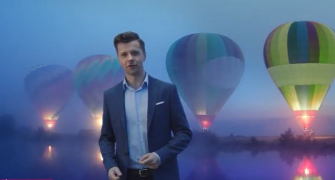 Radosław Kotarski o balonach w kampanii Konta 360° w Banku Millennium (wideo)