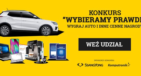 Onet z konkursem "Wybieramy prawdę". 10 nagród do wygrania codziennie, w finale samochód