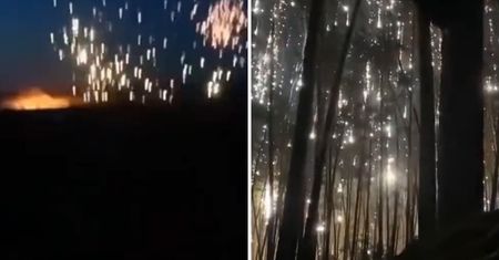 "Piekło". Płonące niebo nad frontem. Amunicja zapalająca Rosjan