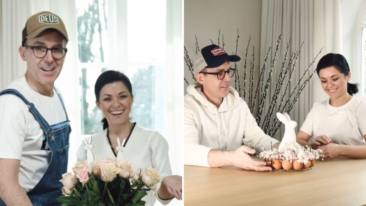 Katarzyna Cichopek uczy, jak robić wiosenne dekoracje