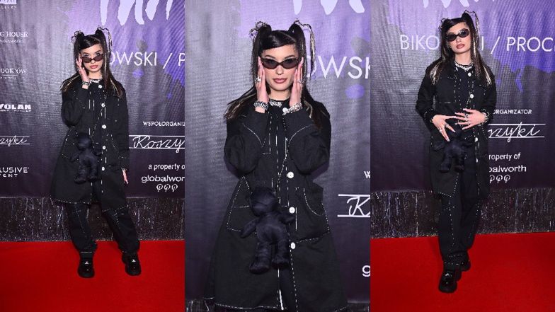 Techno Viki Gabor bryluje na pokazie Bikowski i Prochacki w czarnym komplecie (FOTO)
